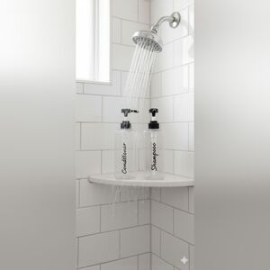 Refillable Shampoo And Conditioner Bottles (Clear 21oz)